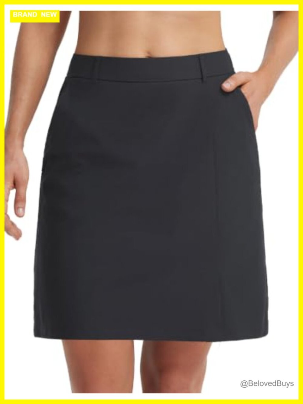Women's Golf Skort with Pockets A-Line Built-in Shorts UPF 50+